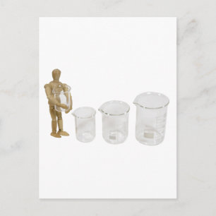 HoldingBeaker013110 Postcard