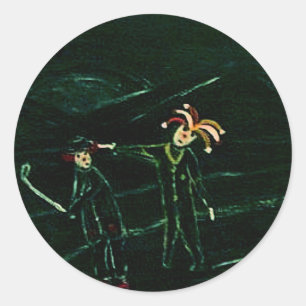 HOLE 7 CLASSIC ROUND STICKER