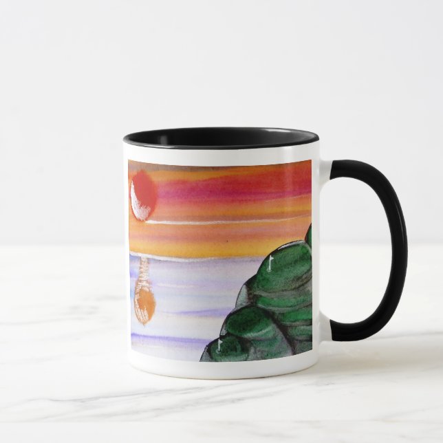 ...hole in one...art by Jutta Gabriel... Mug (Right)