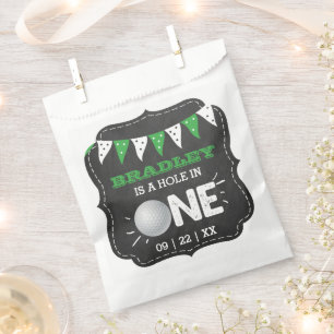 Hole In One Boys Golf 1st Birthday Par-tee Favour Bags