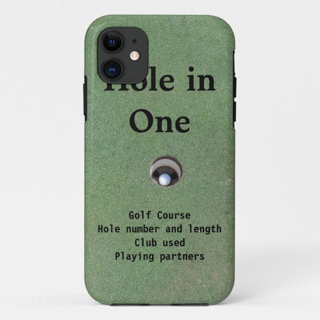 Hole in One case. Case-Mate iPhone Case (Back)