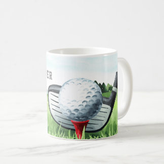 Hole in One Classic Personalised Golf Coffee Mug