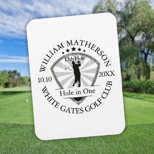 Hole in One Classic Personalised Golf Magnet