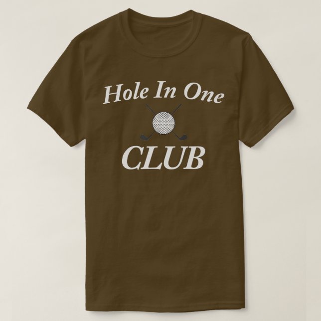 Hole In One Club Golf Shirt  1  (Design Front)
