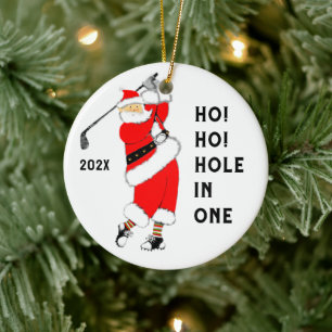 Hole-in-one Collectable. Ceramic Tree Decoration
