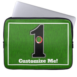Hole in One Customisable Golf Humour Laptop Sleeve