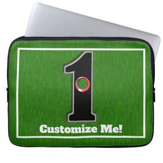 Hole in One Customisable Golf Humour Laptop Sleeve