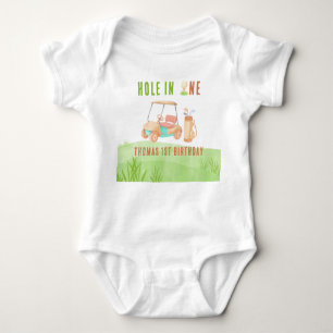 Hole In One First Birthday Party Baby Bodysuit