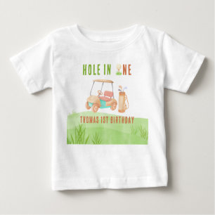 Hole In One First Birthday Party Baby T-Shirt