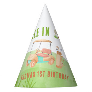 Hole In One First Birthday Party Party Hat