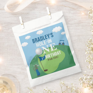 Hole In One Golf 1st Birthday Favour Bags