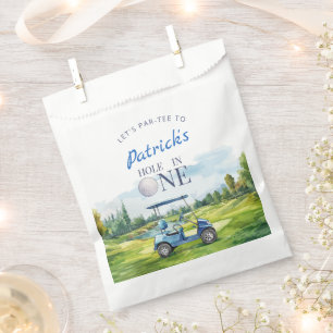 Hole In One Golf 1st Birthday Favour Bags