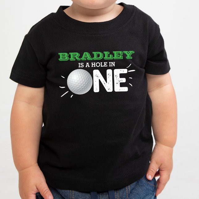 Hole In One | Golf 1st Birthday Par-tee Baby T-Shirt (Creator Uploaded)