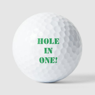 Hole in One golf ball. Balls