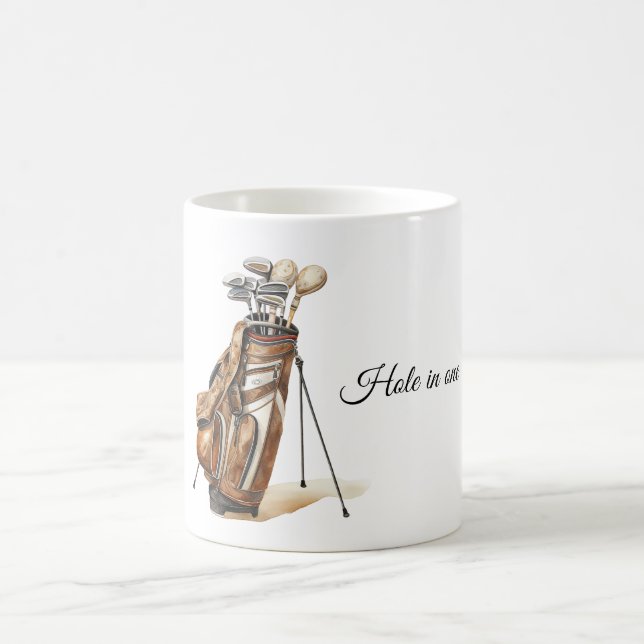 Hole in One Golf Clubs Coffee Mug (Center)