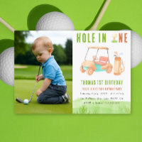 Hole In One Golf First Birthday Party