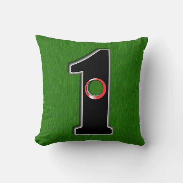 Hole in One Golf Humour Cushion (Front)