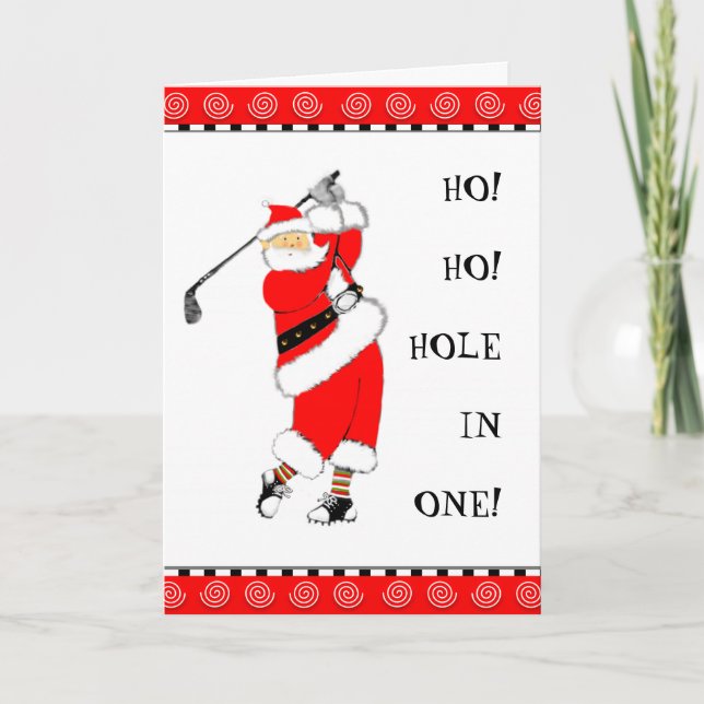 Hole In One Holiday Card (Front)