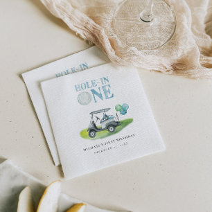 Hole-In-One Mini Golf Party Napkin