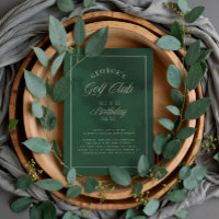 Hole-in-One Par-tee Elegant Golf Birthday party