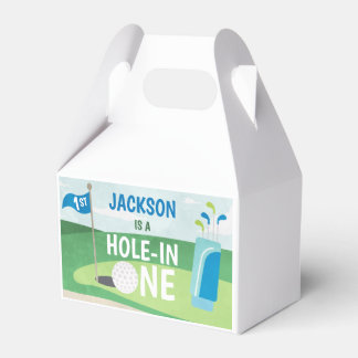 Hole in One Party Favour Box, Golf Birthday Box