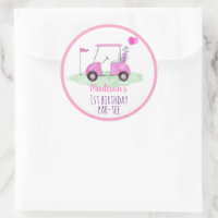 Hole In One Pink Golf First Birthday