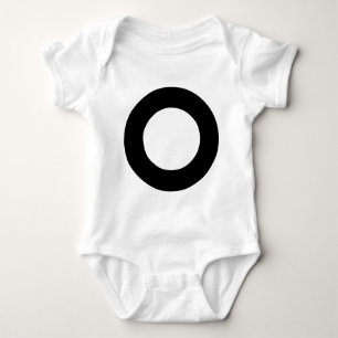Holed Circle Baby Bodysuit