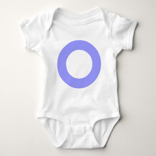 Holed Circle Baby Bodysuit (Front)