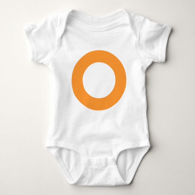 Holed Circle Baby Bodysuit (Front)