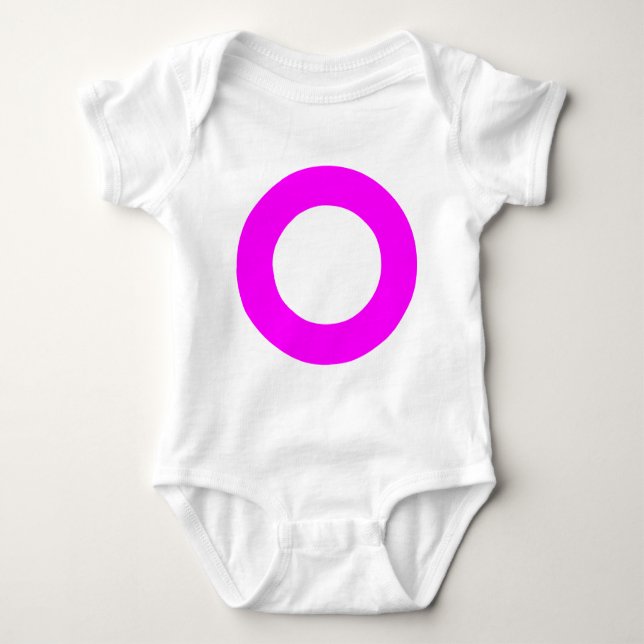 Holed Circle - Colours Baby Bodysuit (Front)