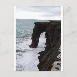 Holei Sea Arch Hilo Big Island Hawaii Postcard