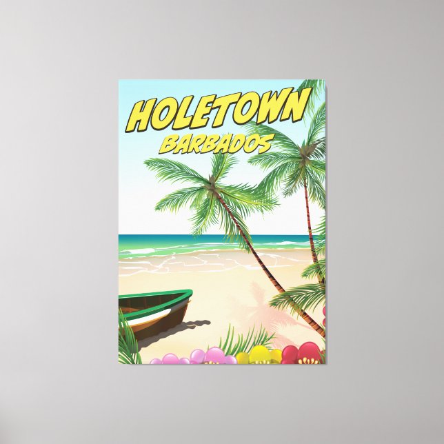 Holetown Barbados Canvas Print (Front)