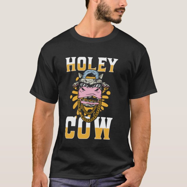 Holey Cow Piercer Piercing Studio T-Shirt (Front)
