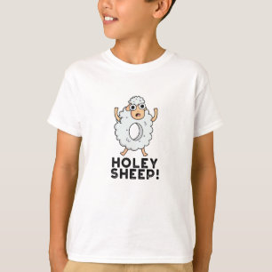 Holey Sheep Funny Animal Pun T-Shirt