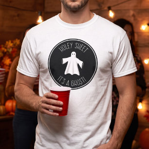 Holey Sheet Its A Ghost Funny Halloween Party T-Shirt