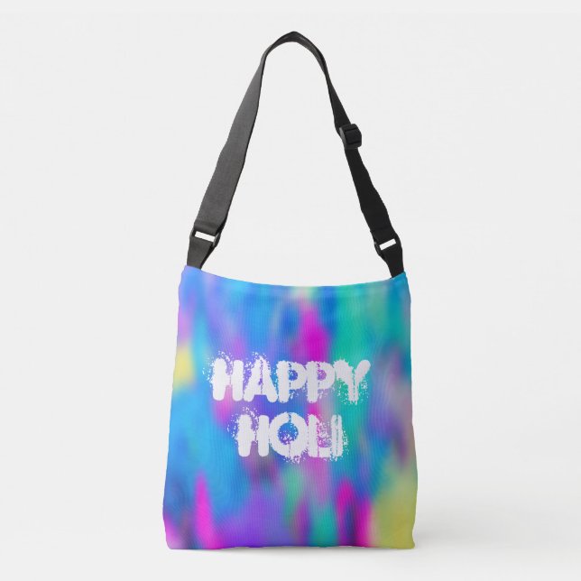 HOLI Festival of Colours - splashes II + your idea Crossbody Bag (Front)