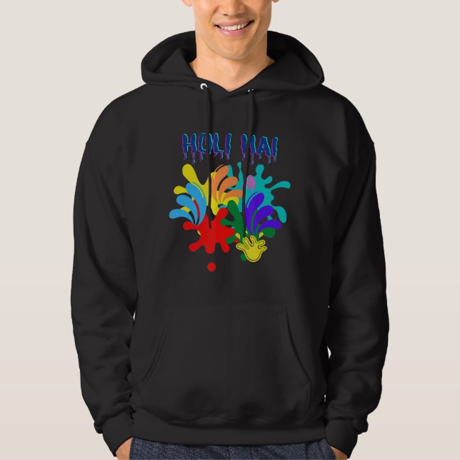 Holi Festival Women And Children Hoodie (Front)
