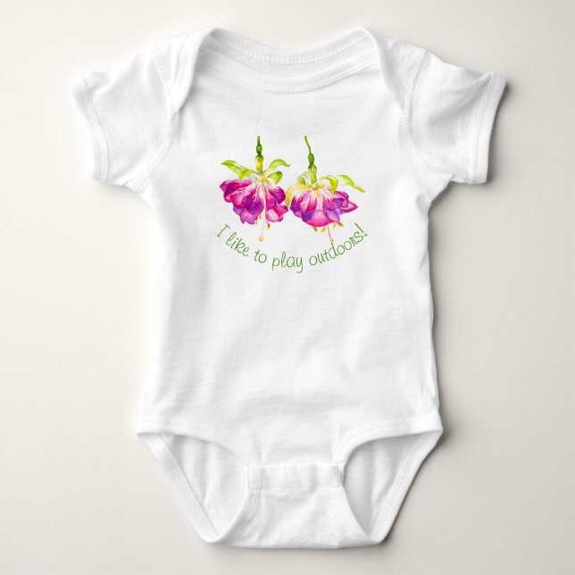 Holi on a Baby Bodysuit (Front)