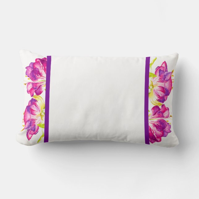 Holi on a Lumbar Pillow (Front)