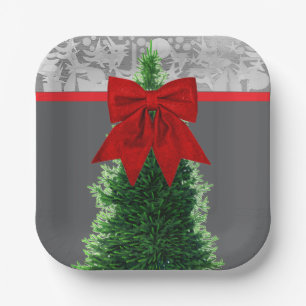 Holiday 7 inch paper plate