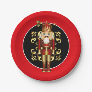 Holiday 7" Paper Plates-Nutcracker Plate