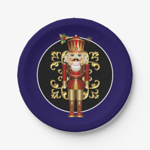 Holiday 7" Paper Plates-Nutcracker Plate