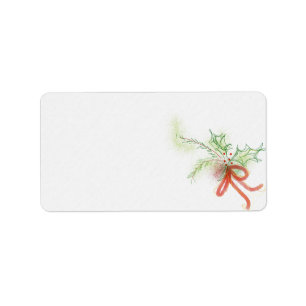 Holiday address labels