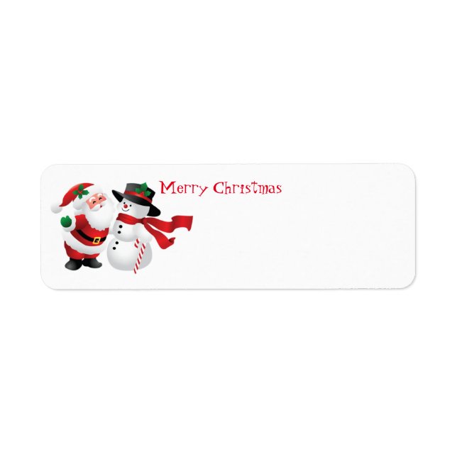 Holiday Address Labels (Front)