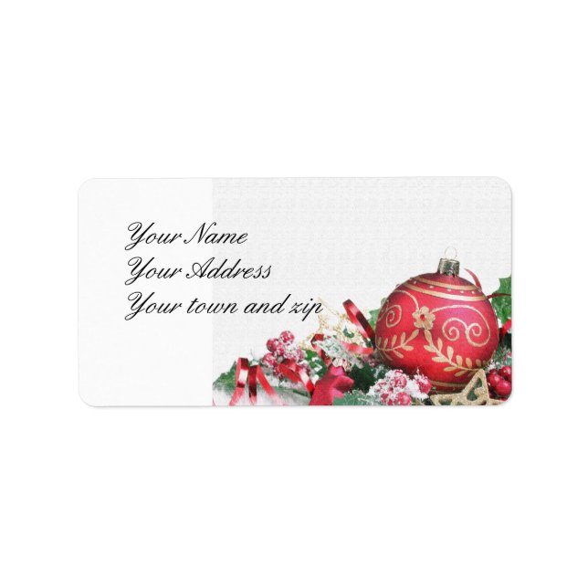 Holiday Address Labels (Front)