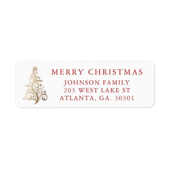 Holiday | Address Labels (Front)