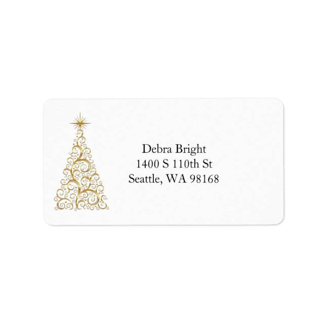 Holiday Address Labels (Front)