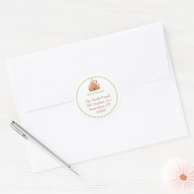 Holiday Address Labels - We've Moved Announcement (Envelope)