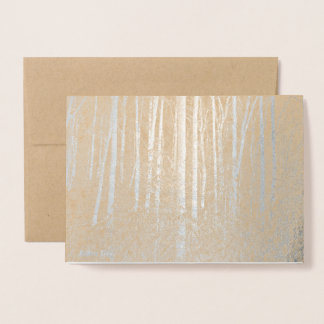 Holiday and Simple Pleasures Foil Card