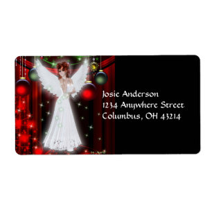 Holiday Angel Christmas Address Labels
